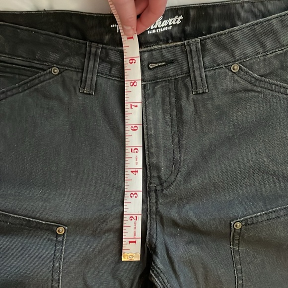 Grey Carhartt Double Knee Work Pants - Picture 5 of 5